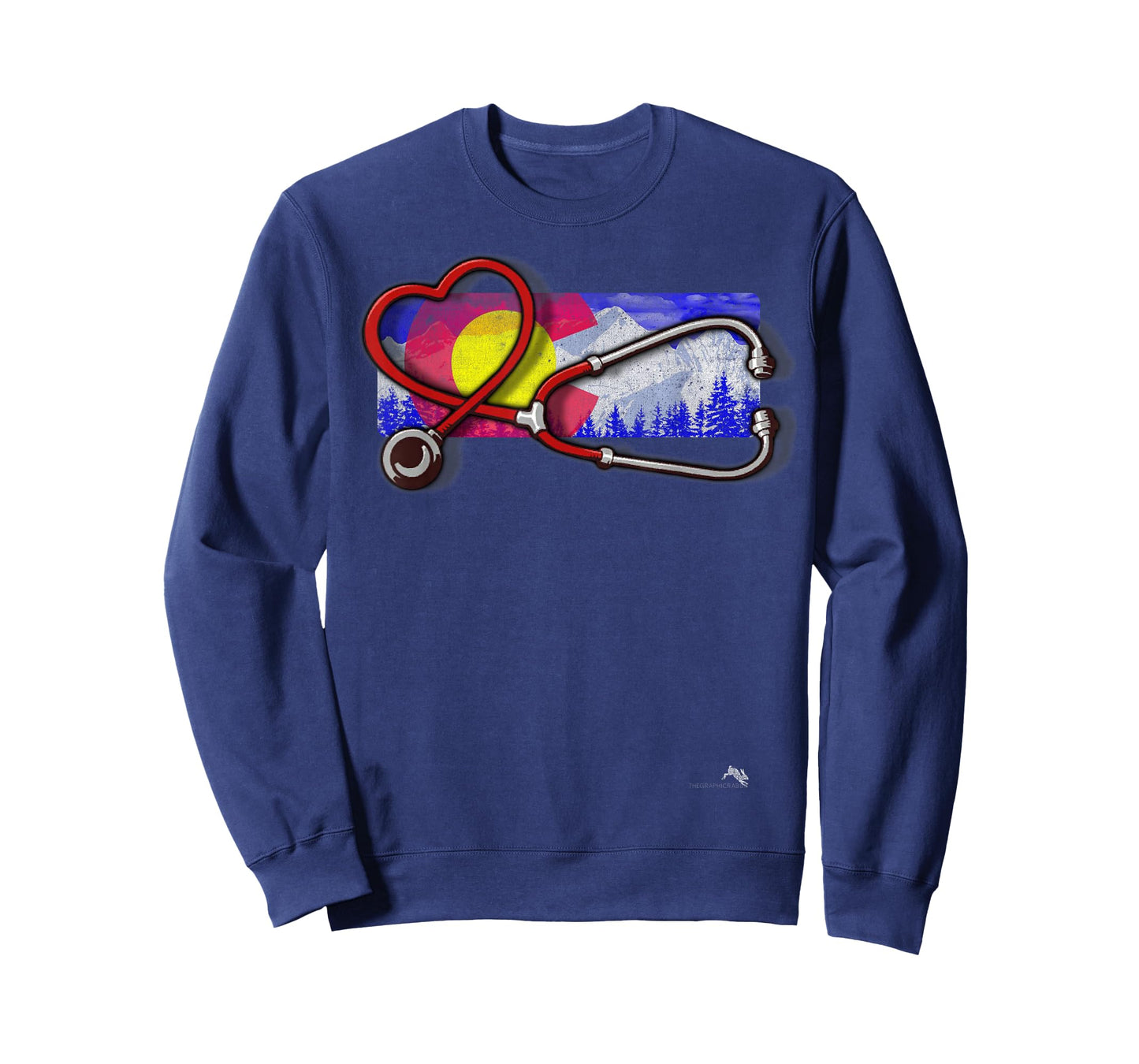 Colorado Nurse T-shirt - Heart & Stethoscope T-Shirt