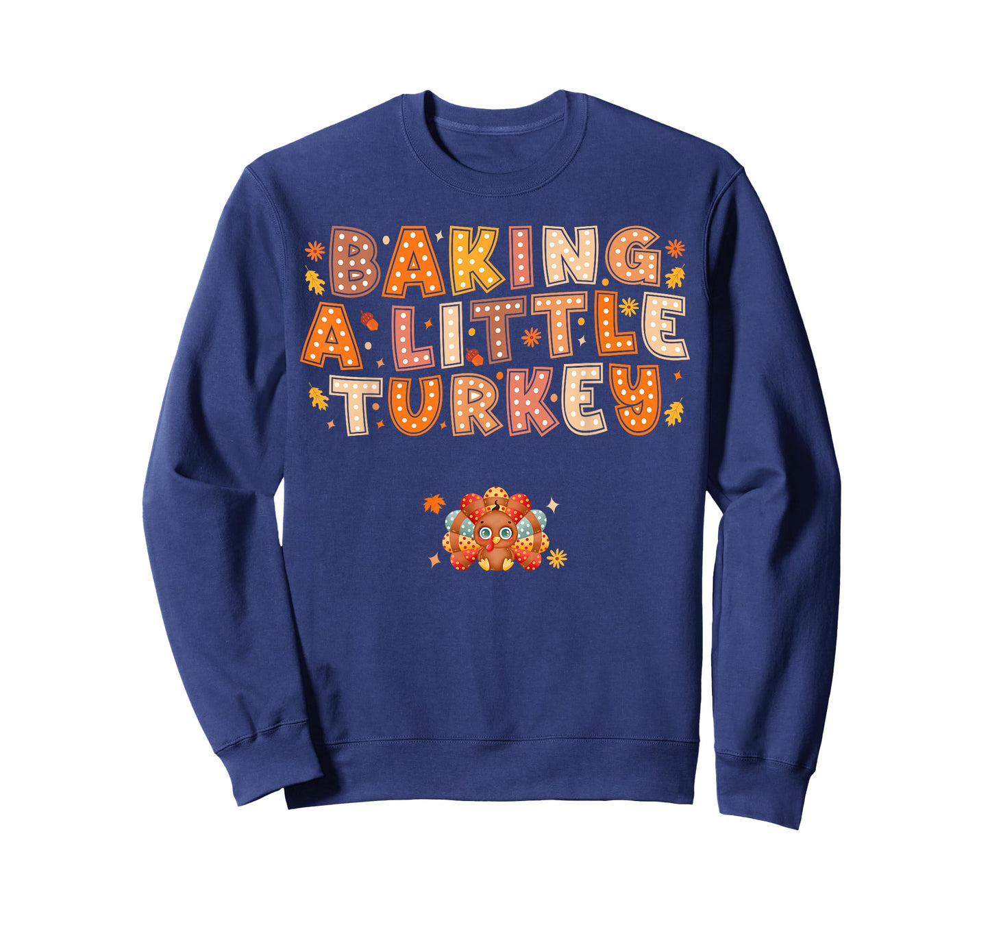 Baking a Little Turkey Thanksgiving Pregnancy Announcement T-Shirt