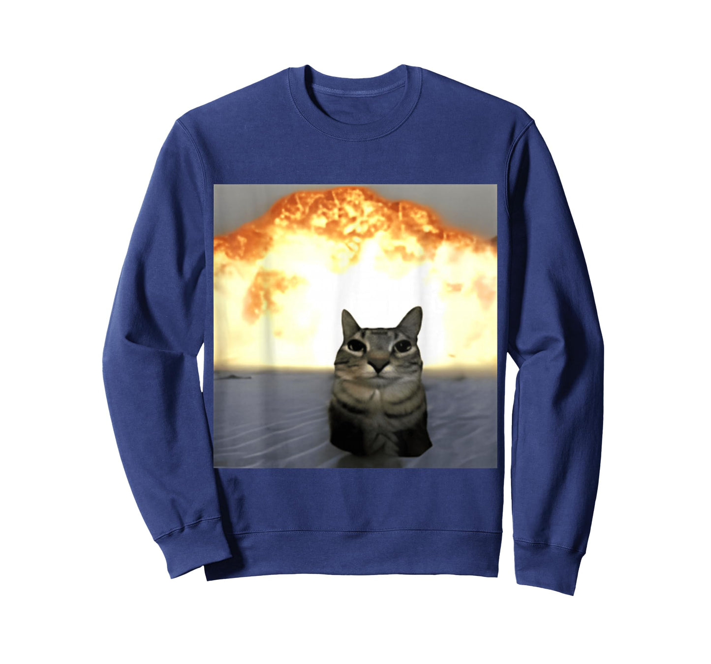 Vintage FUNNY Cat Explosion T-Shirt