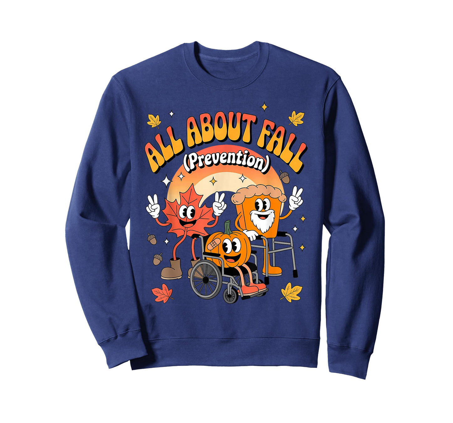 All About Fall Prevention Fall Nurse Healthcare Thanksgiving T-Shirt