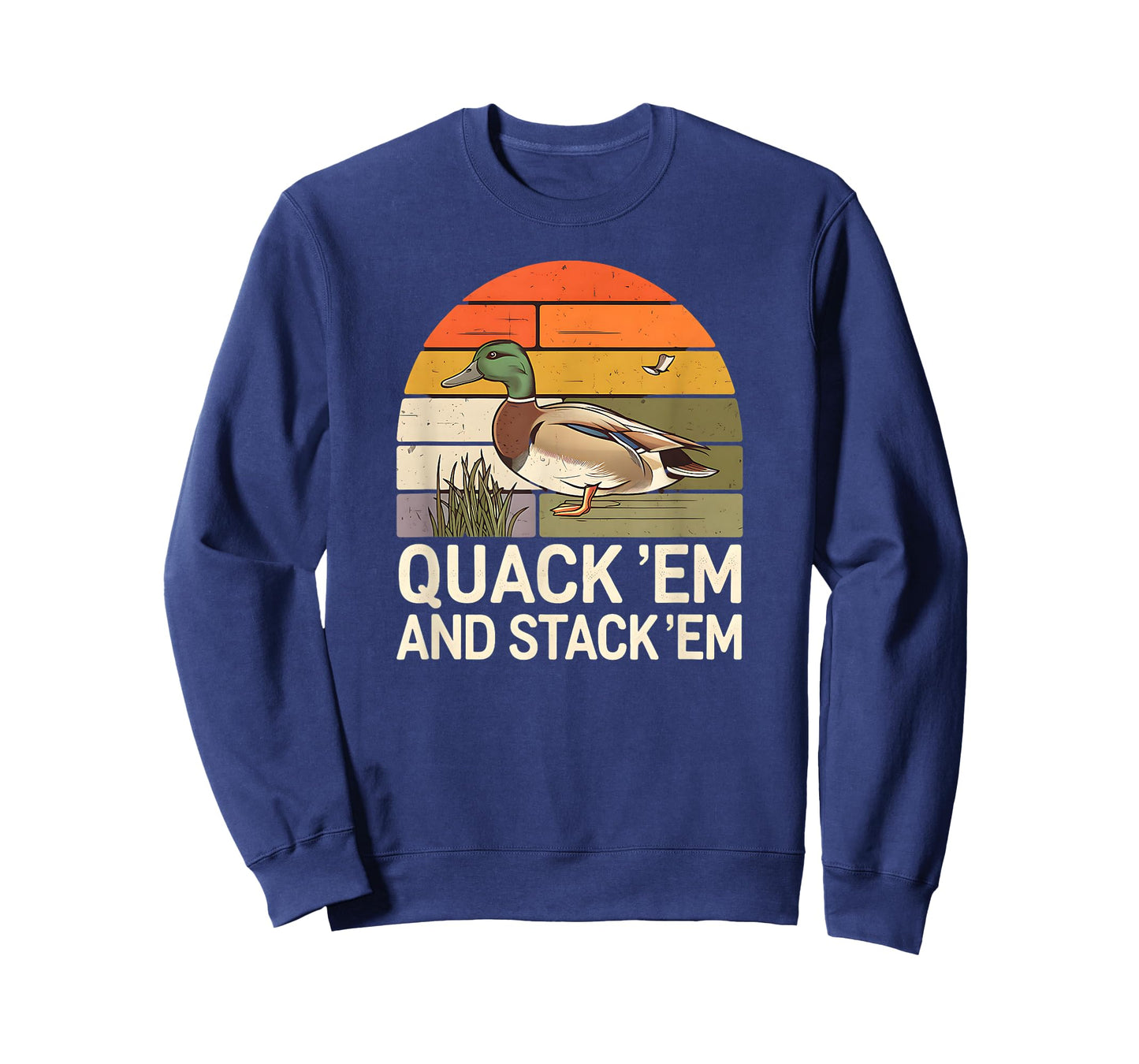 Duck Hunting Funny Mens Mallard Hunter Waterfowl USA Patriot T-Shirt