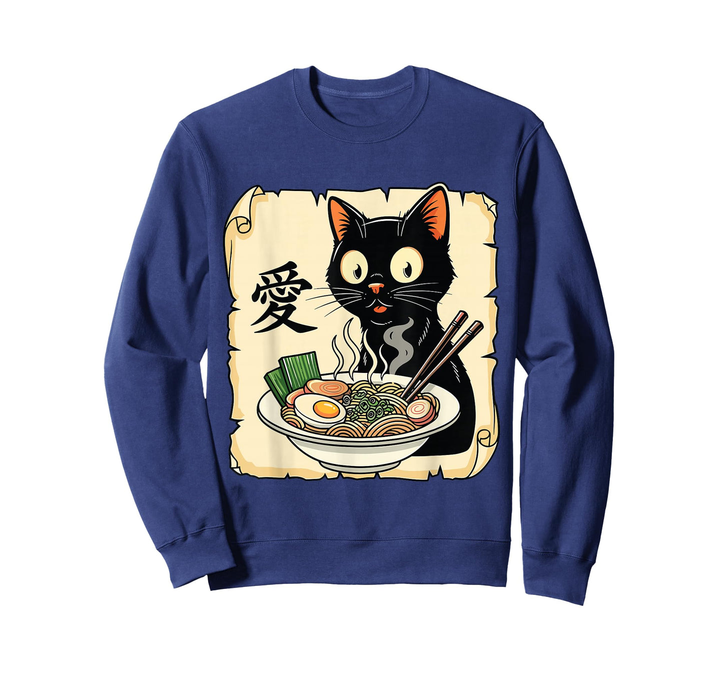 Funny Cat Ramen Kawaii Anime Japanese Graphic Women Men T-Shirt