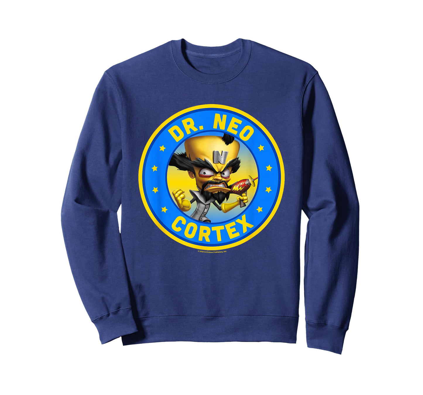 Crash Bandicoot Dr. Neo Cortex Star Spangled Logo T-Shirt