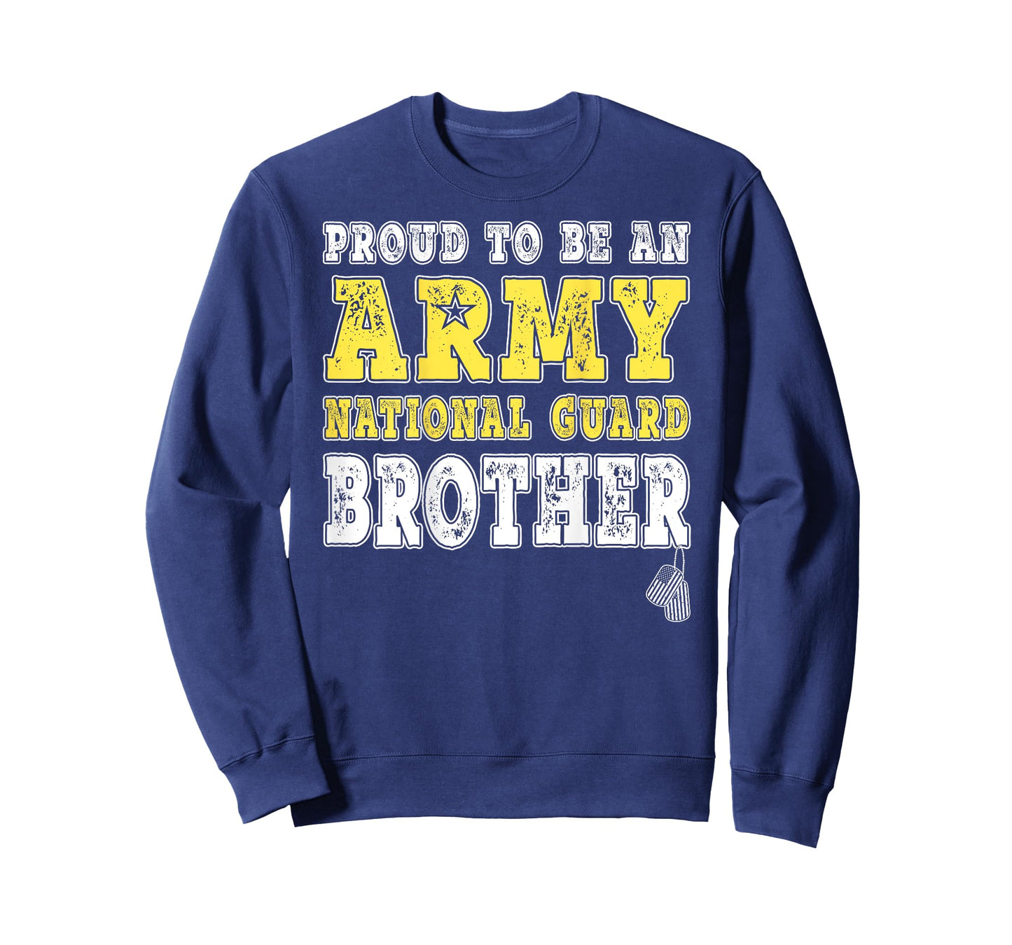 Proud To Be An Army National Guard Brother Military Sibling T-Shirt
