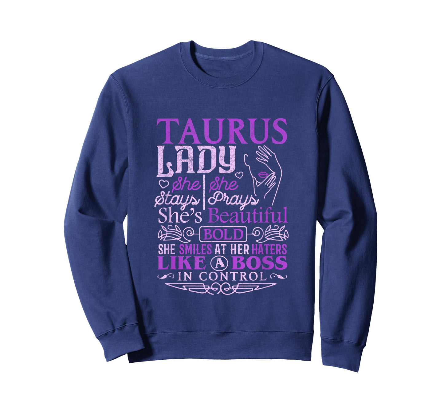 Taurus Lady Shirt Astrology Zodiac Sign Taurus Woman Girl T-Shirt