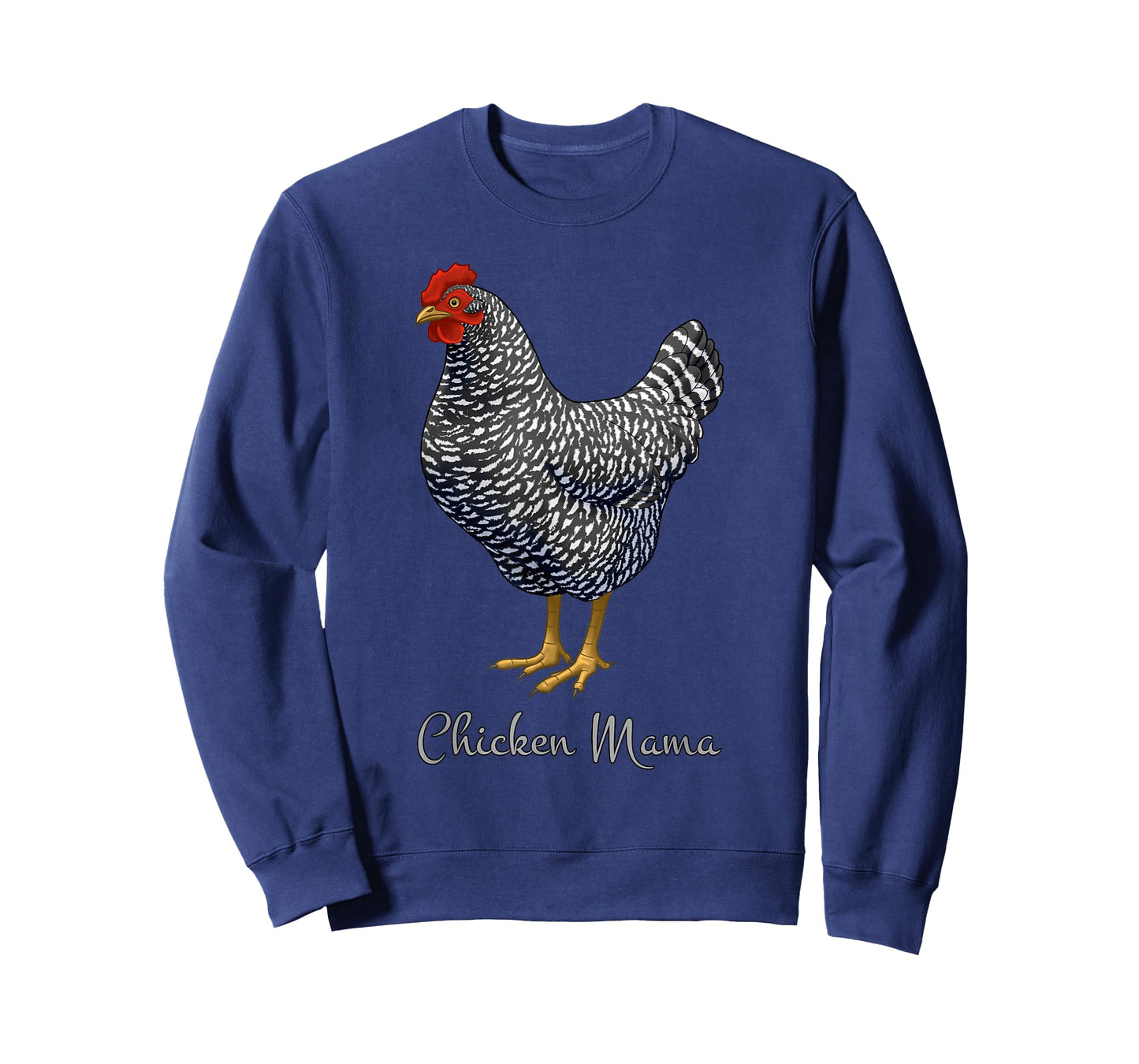Chicken Mama Black Barred Plymouth Rock Hen Mom Bird Lovers T-Shirt