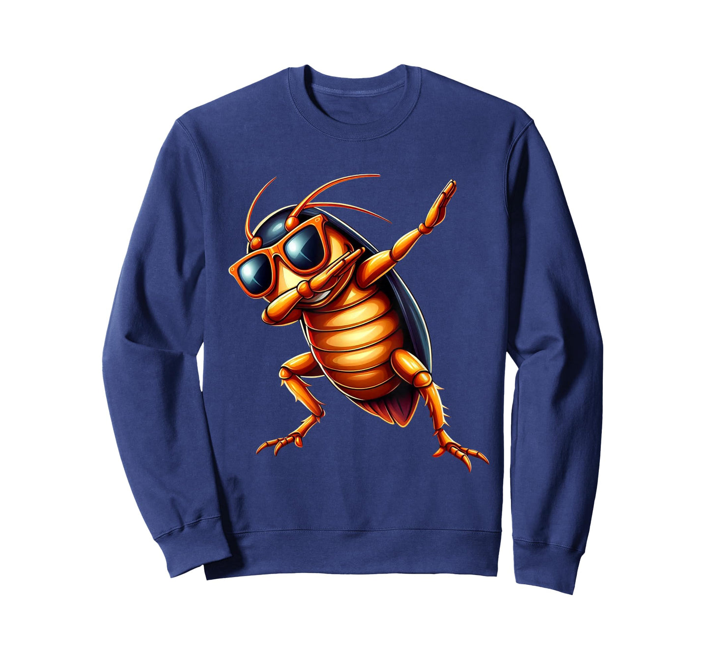 Dabbing Cockroach, Sunglasses Cockroach Animal, Fun Cartoon T-Shirt