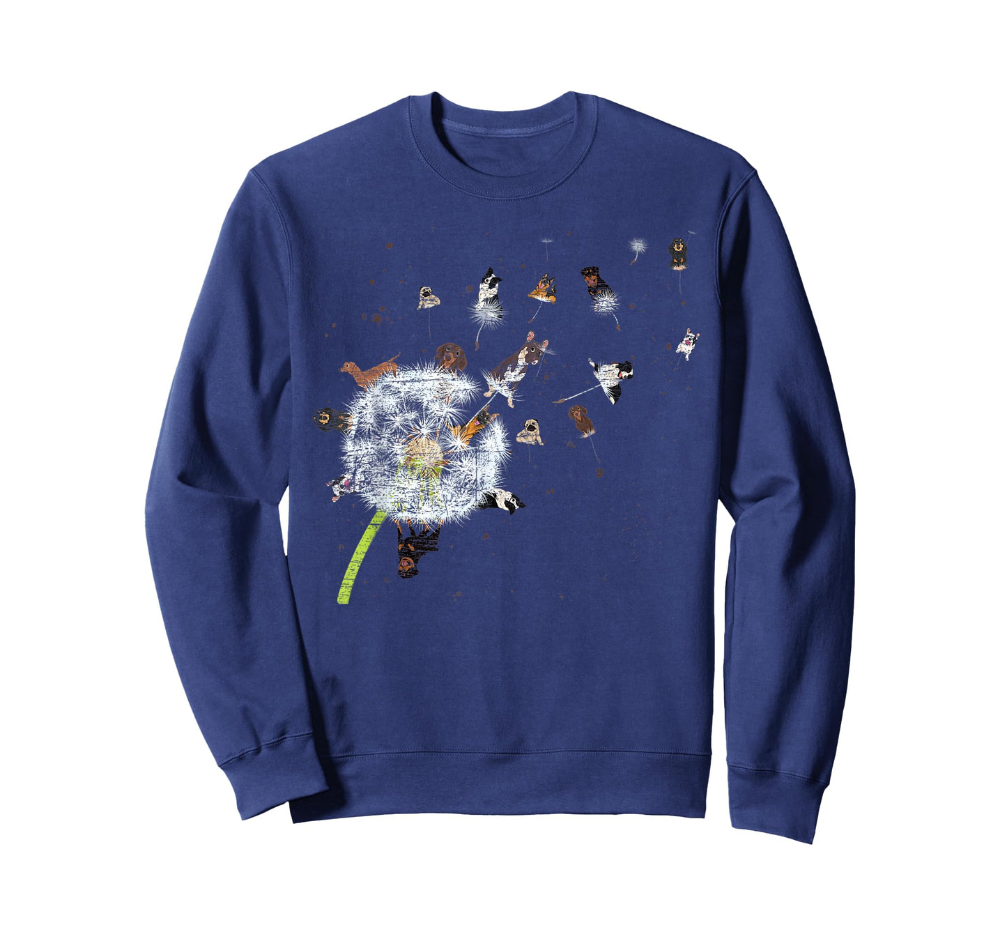 Puppy Dandelion Dog Lover Dog Owner Flower Animal Dog T-Shirt for Men Women Kids