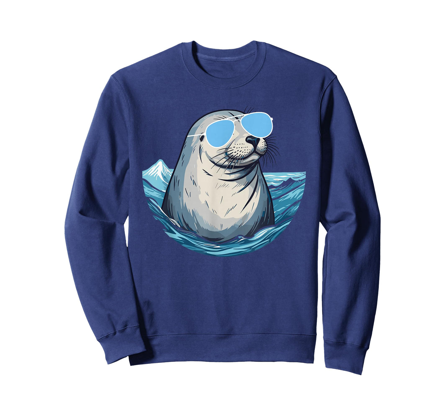 Seal With Sunglasses Cool Sea Lion Ocean Animal T-Shirt