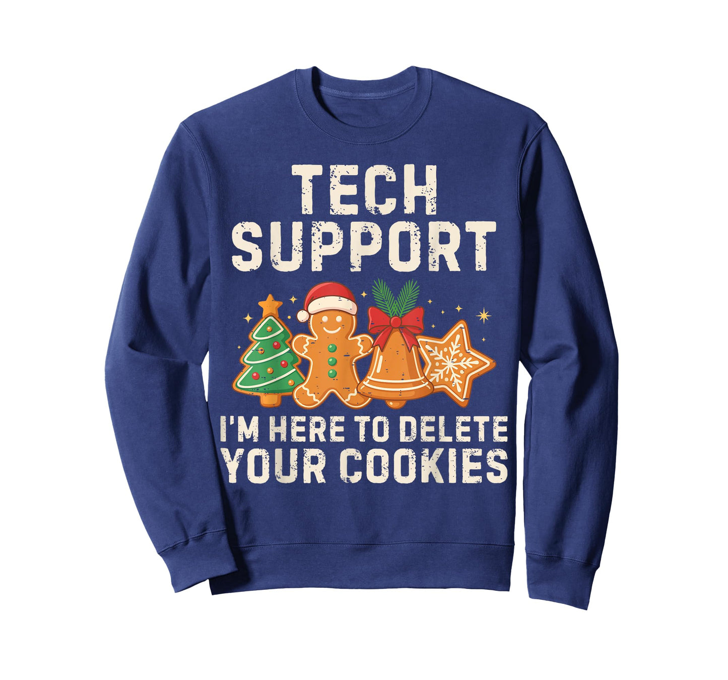 Tech Support Christmas Cookies Women Men Funny Christmas T-Shirt