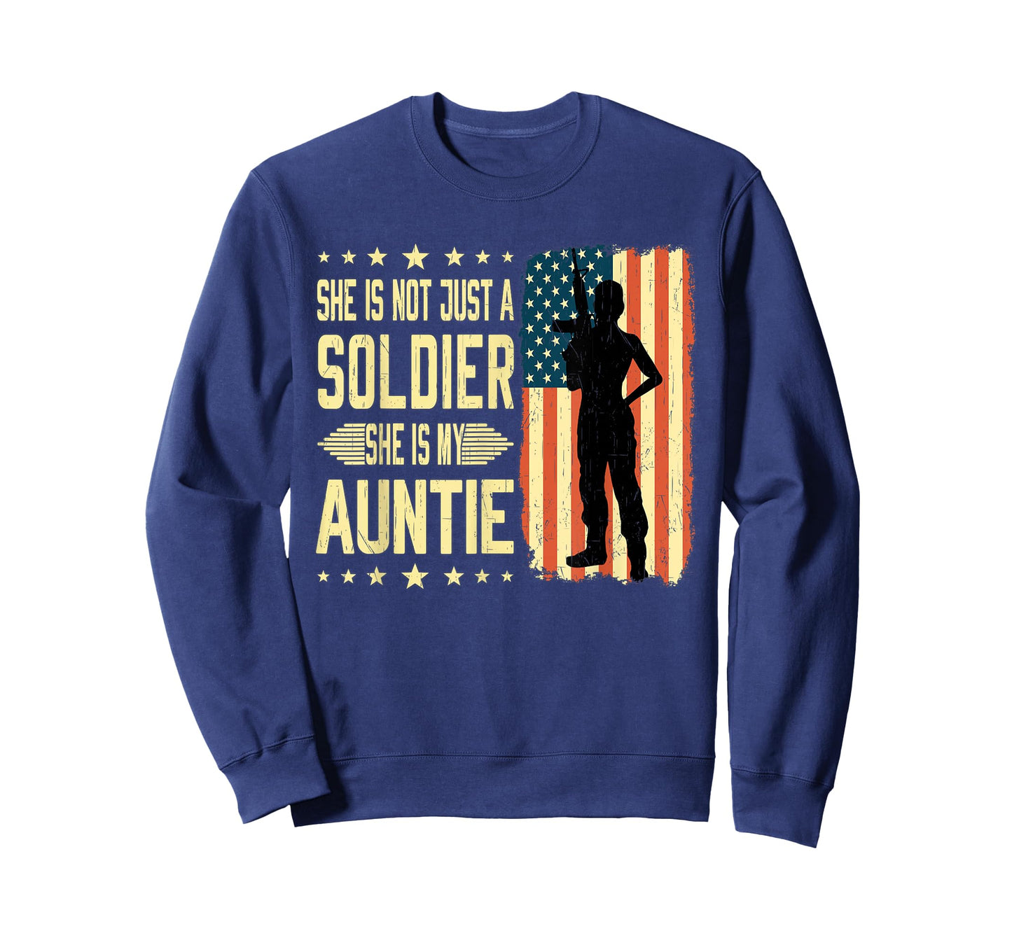 My Auntie Is A Soldier Hero Proud Army Nephew Niece Gifts T-Shirt