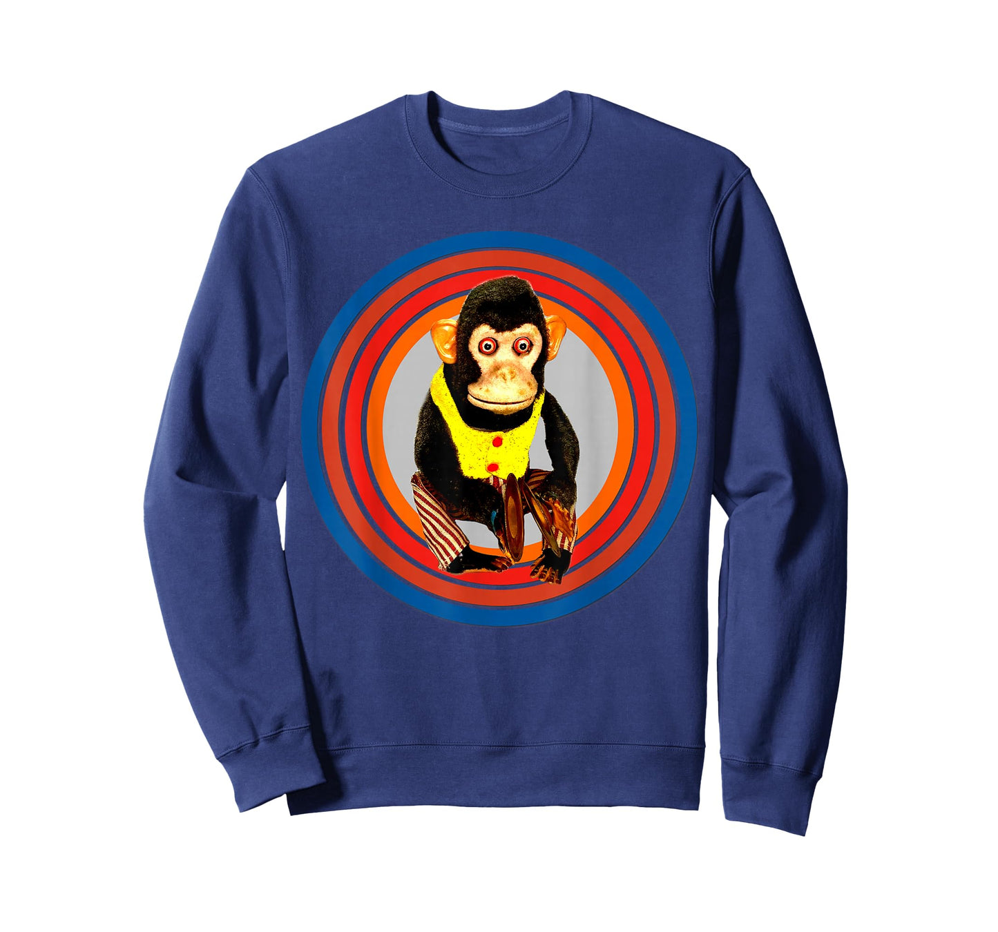 Cymbal Chimp Toy, Jolly Monkey With Cymbals Vintage Retro T-Shirt