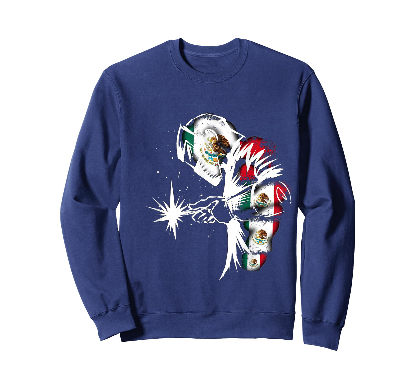 Mexican Welder. Mexican Flag T-Shirt