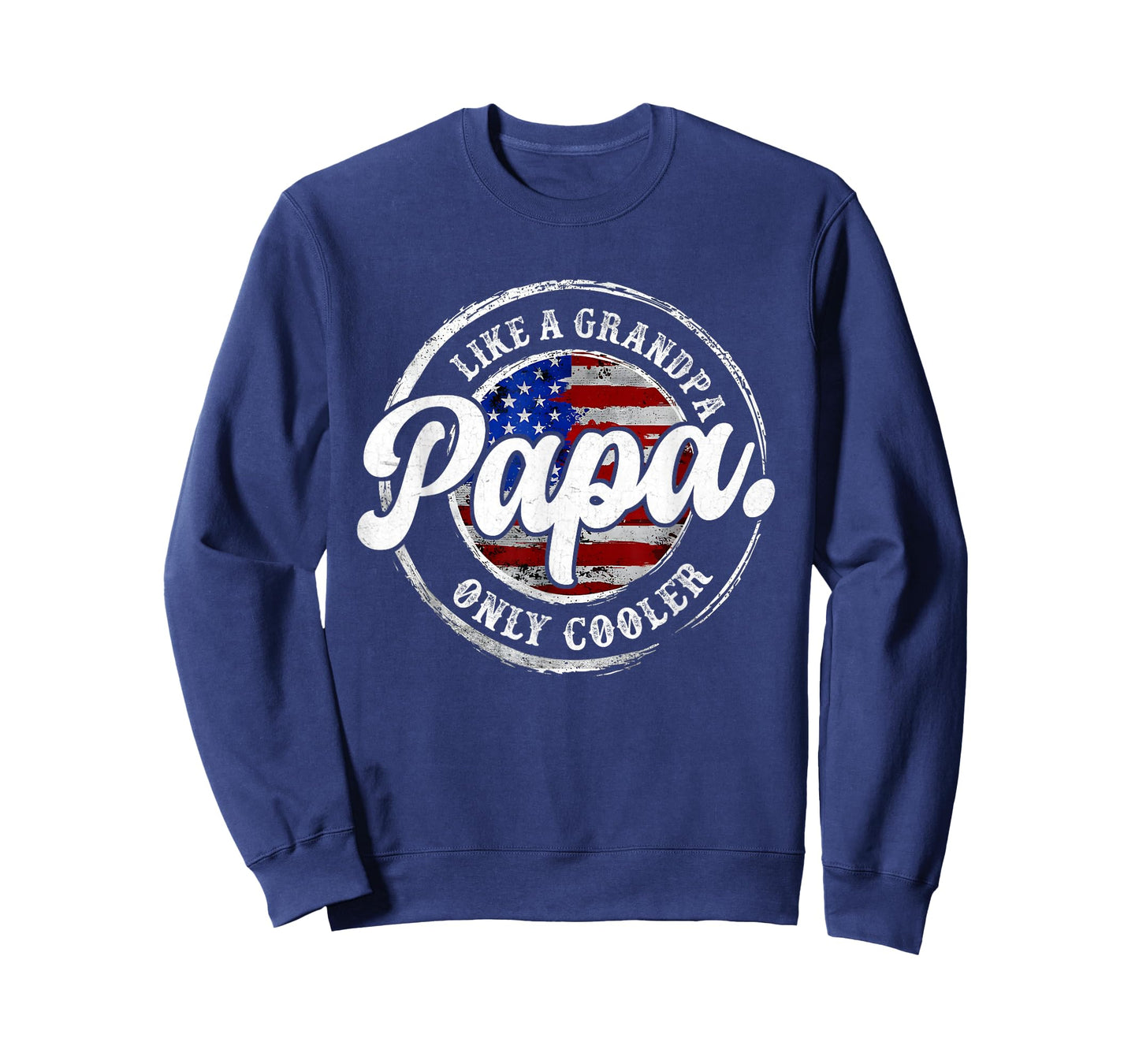 Papa Like A Grandpa Only Cooler for Grandpa from Grandkids T-Shirt