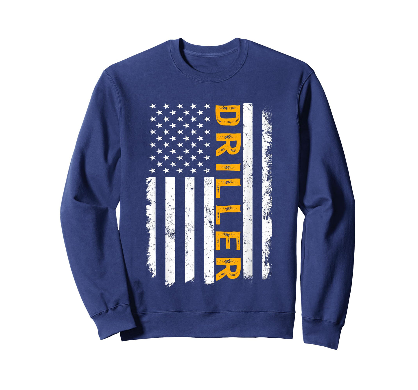Driller Job, American Flag Drillers Career T-Shirt