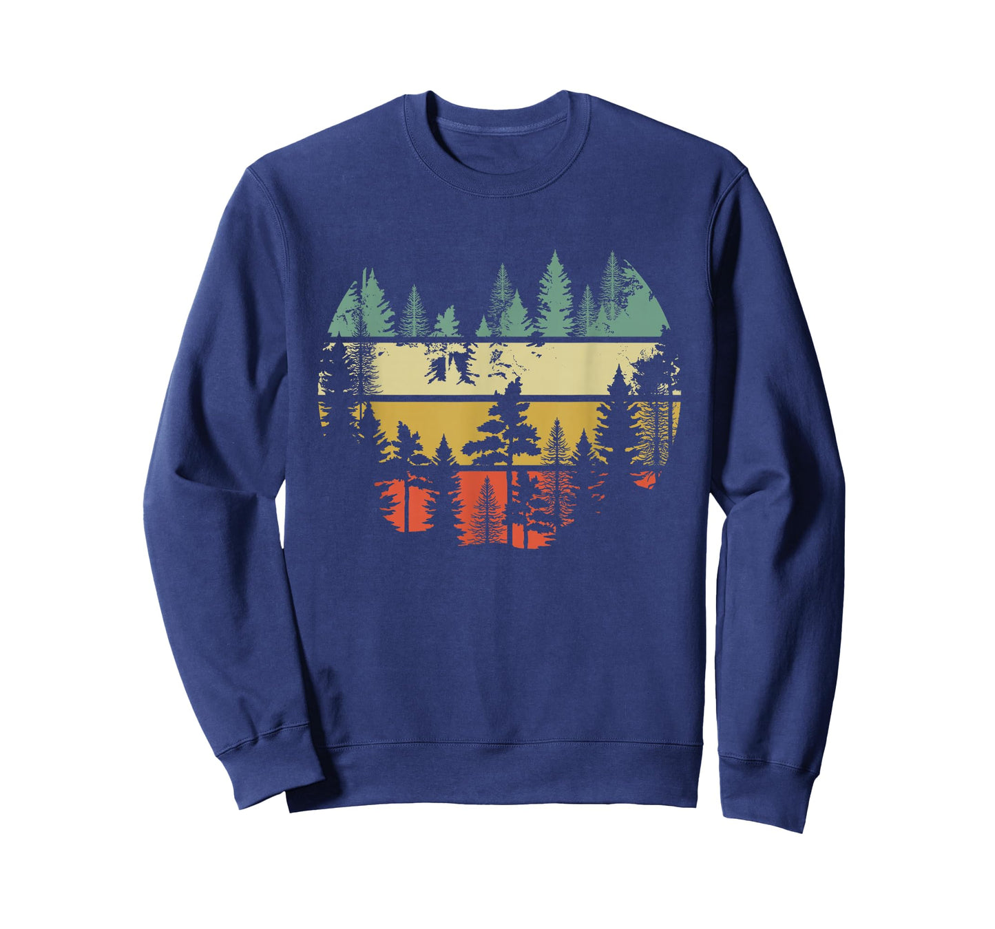 Trees Outdoors Nature Wildlife Retro Forest T-Shirt