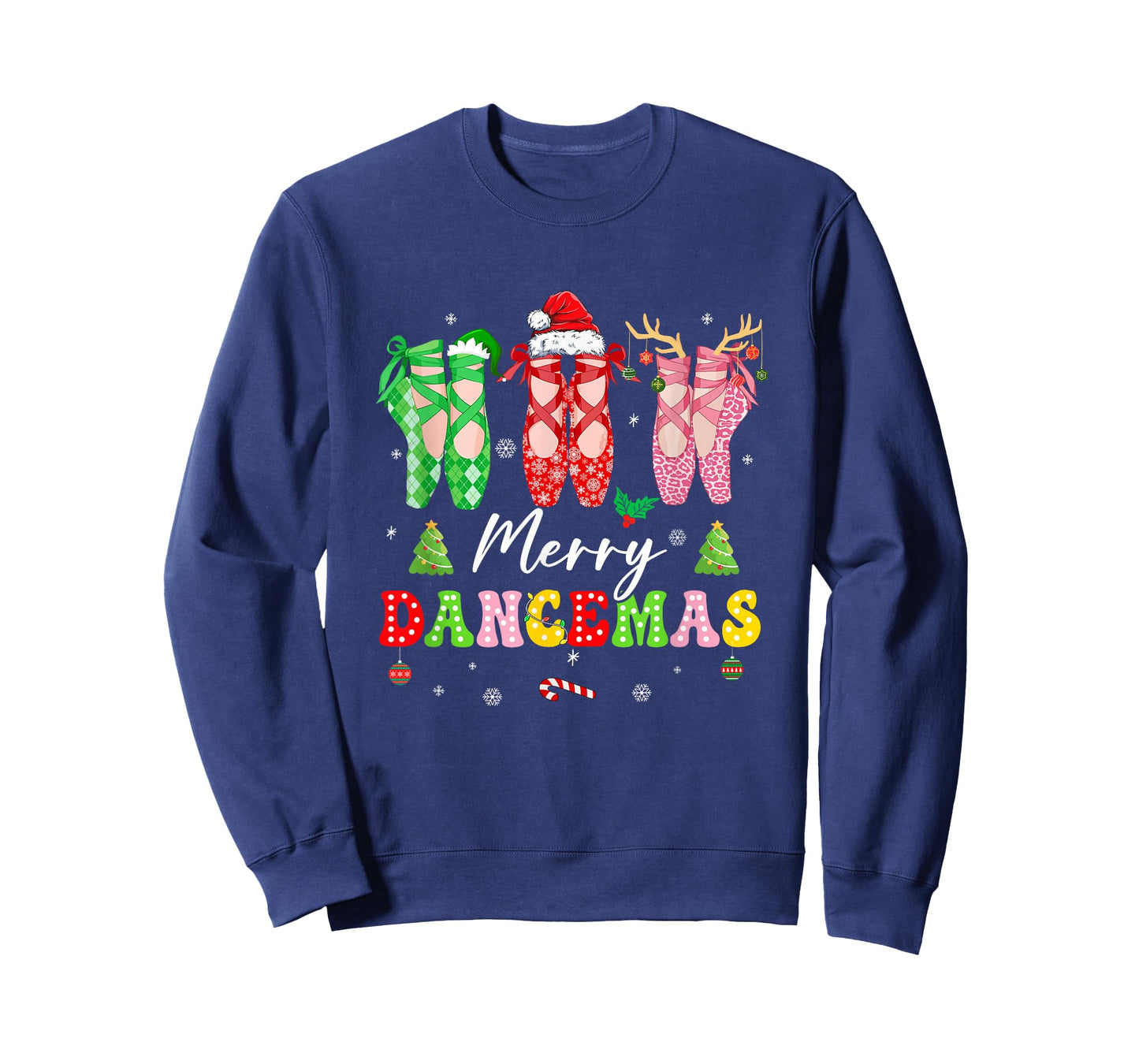 Ballet Dancer Christmas Dance Merry Dancemas Teacher Xmas T-Shirt