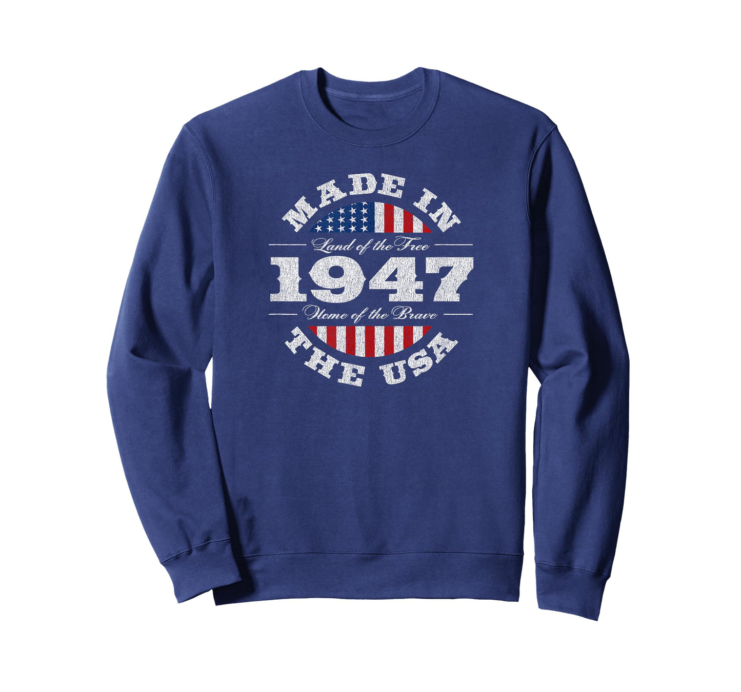 78 Year Old Patriotic American USA 1947 78th Birthday T-Shirt