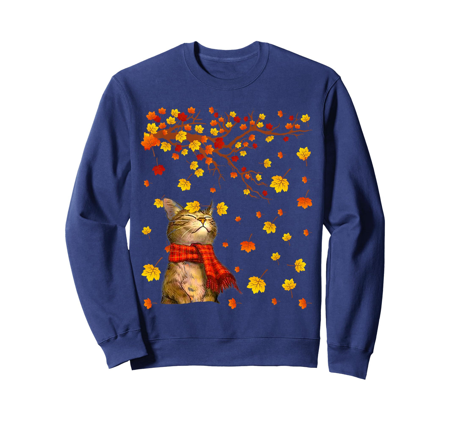Cute Cat Kitty Kitten Paw Lover Autumn Fall Season present T-Shirt