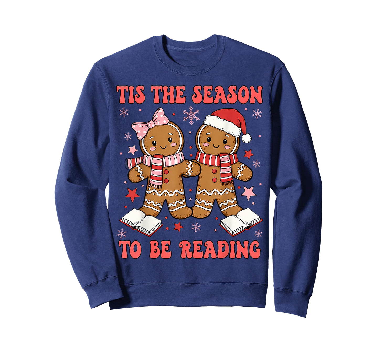Tis The Season Reading Christmas Shirt Book Lovers Teacher T-Shirt