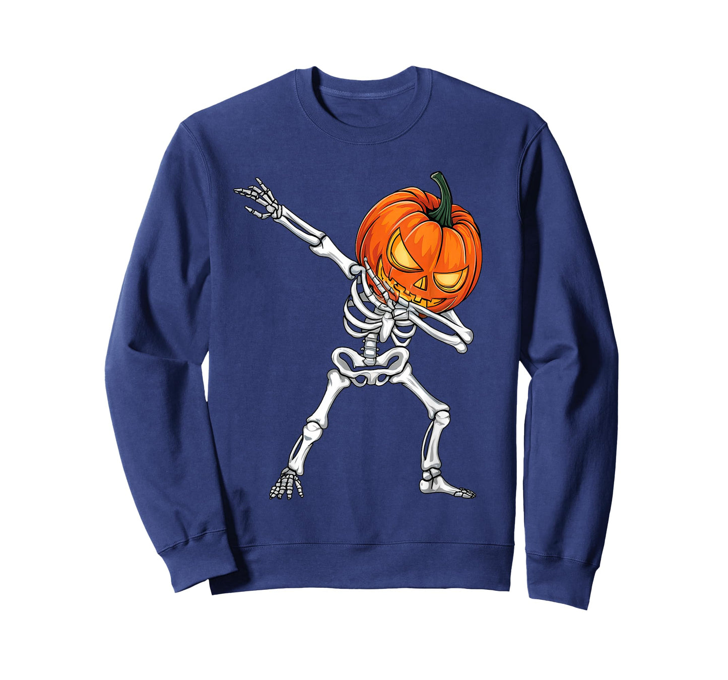 Dabbing Pumpkin Skeleton Halloween Dab Boys Teen Toddler Kid T-Shirt