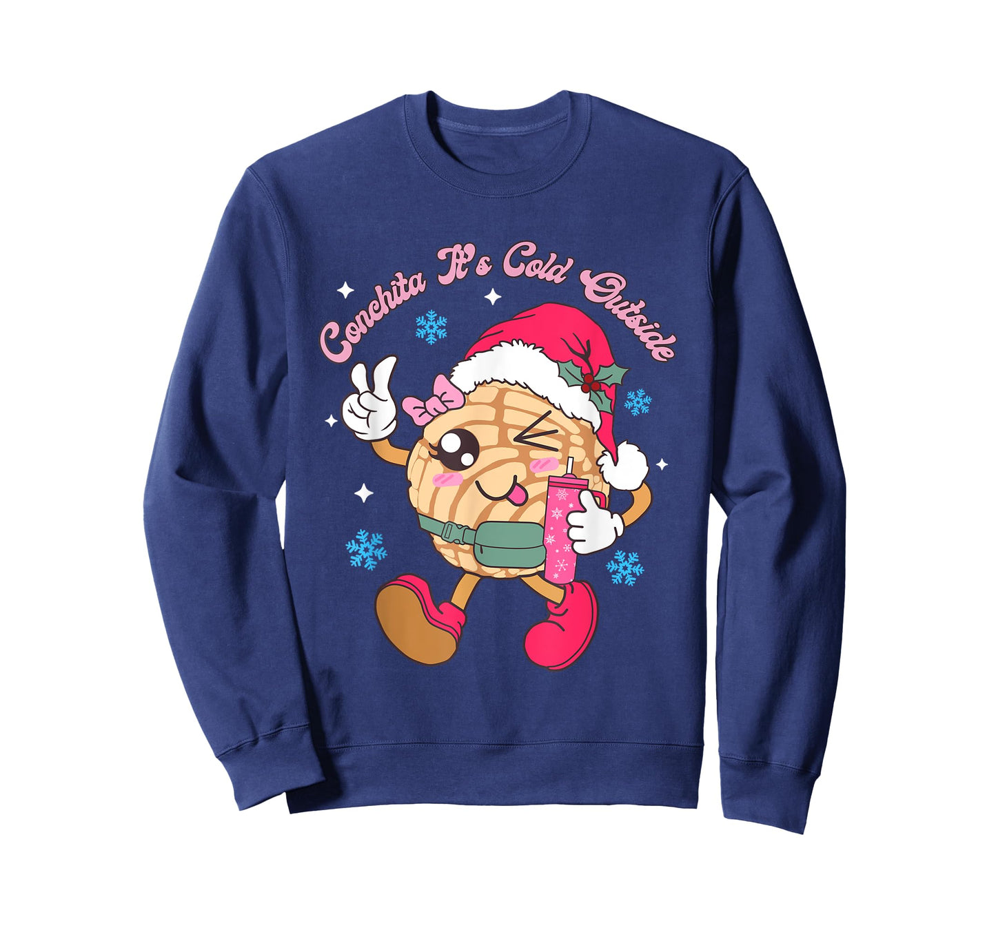 Conchita It's Cold Outside Concha Pan Dulce Mexican Xmas T-Shirt