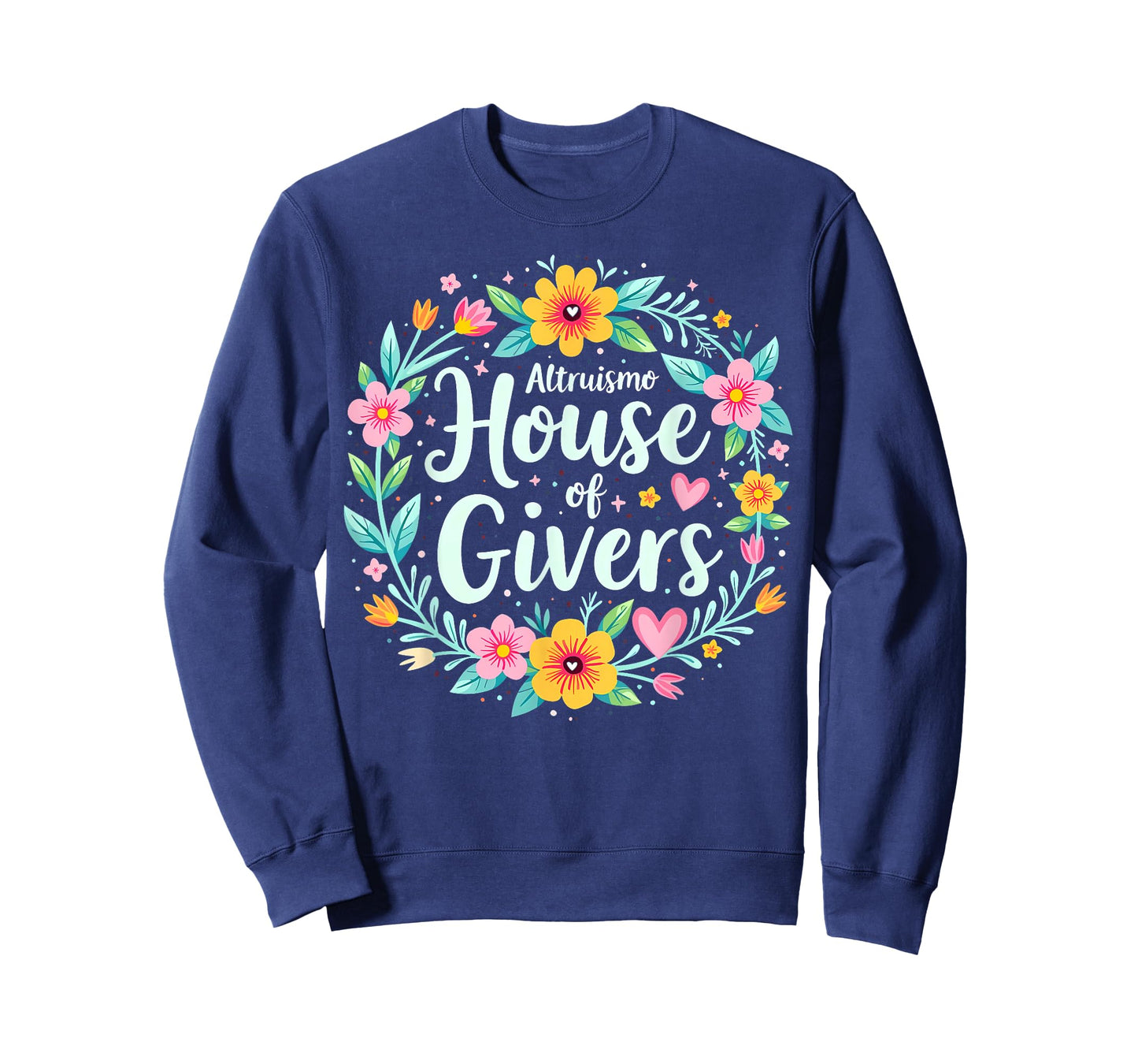 Altruismo House of Givers RCA School Flowers Wreath T-Shirt