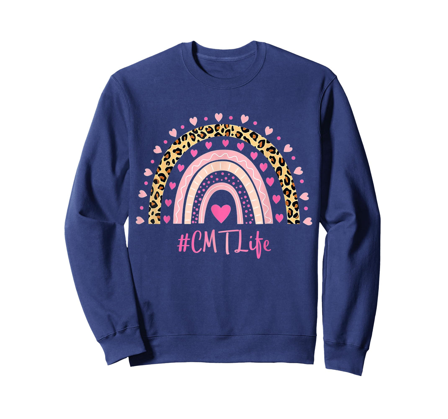 CMT Nurse Leopard Print Boho Rainbow NURSE'S WEEK T-Shirt