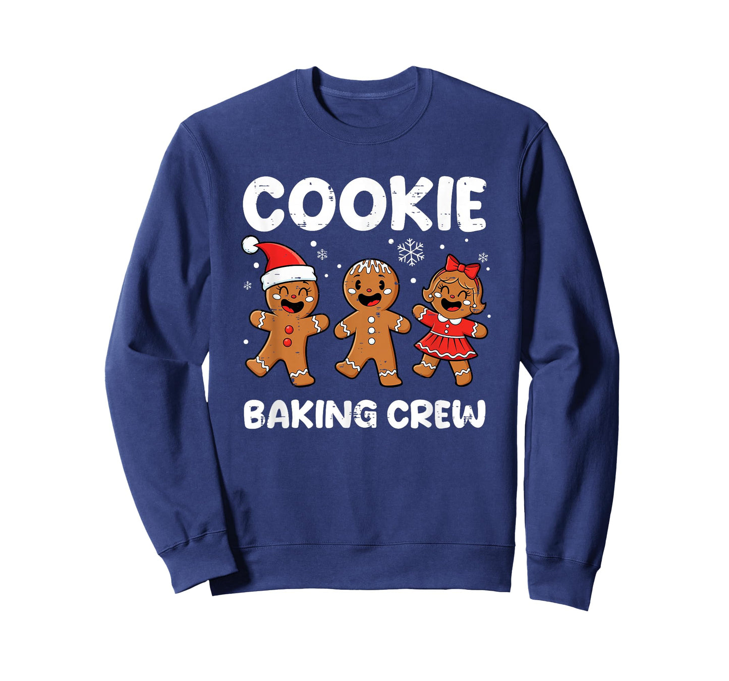 Cookie Baking Crew Gingerbread Family Christmas Kids Girls T-Shirt