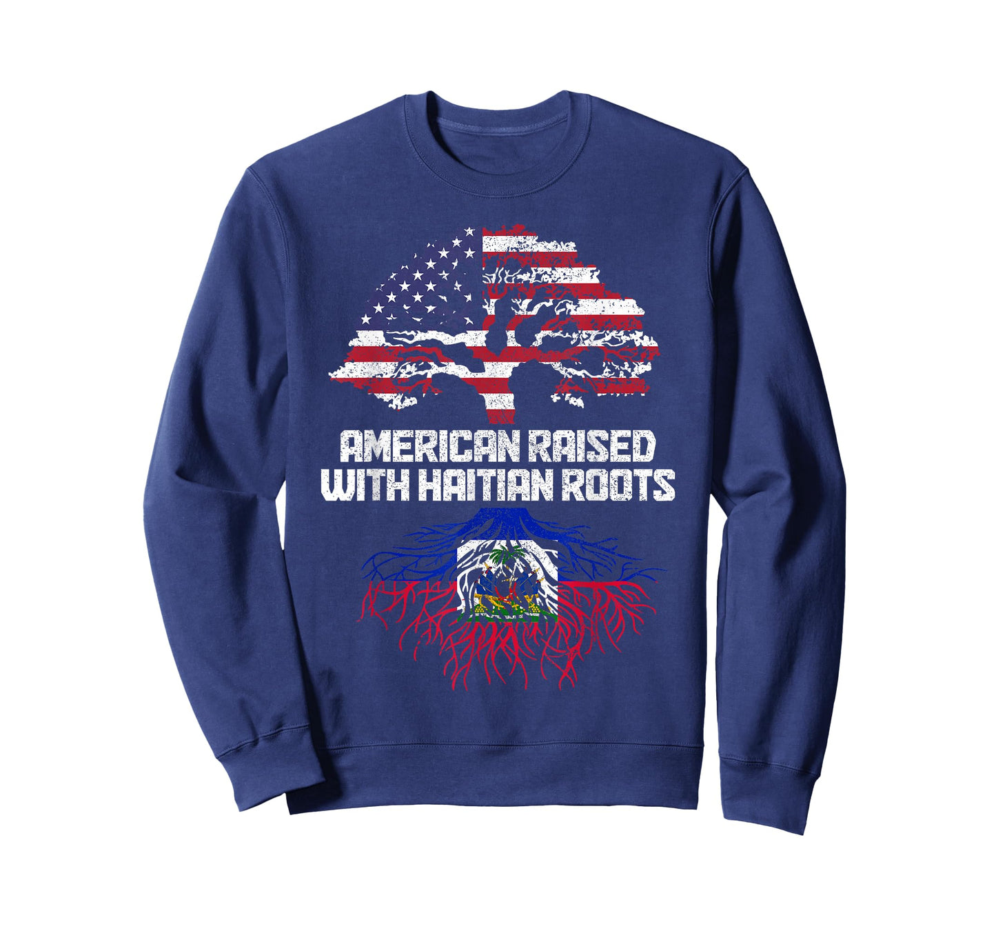 American Haitian Roots Pride Haiti Flag T-Shirt