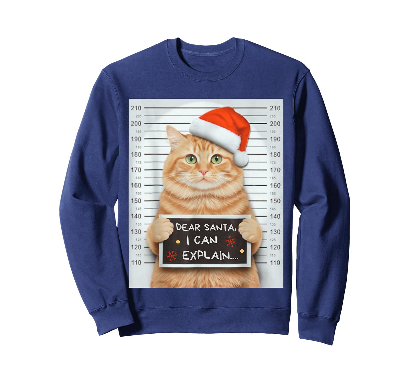On The Naughty List and I Regret Nothing Cat Christmas Kids T-Shirt