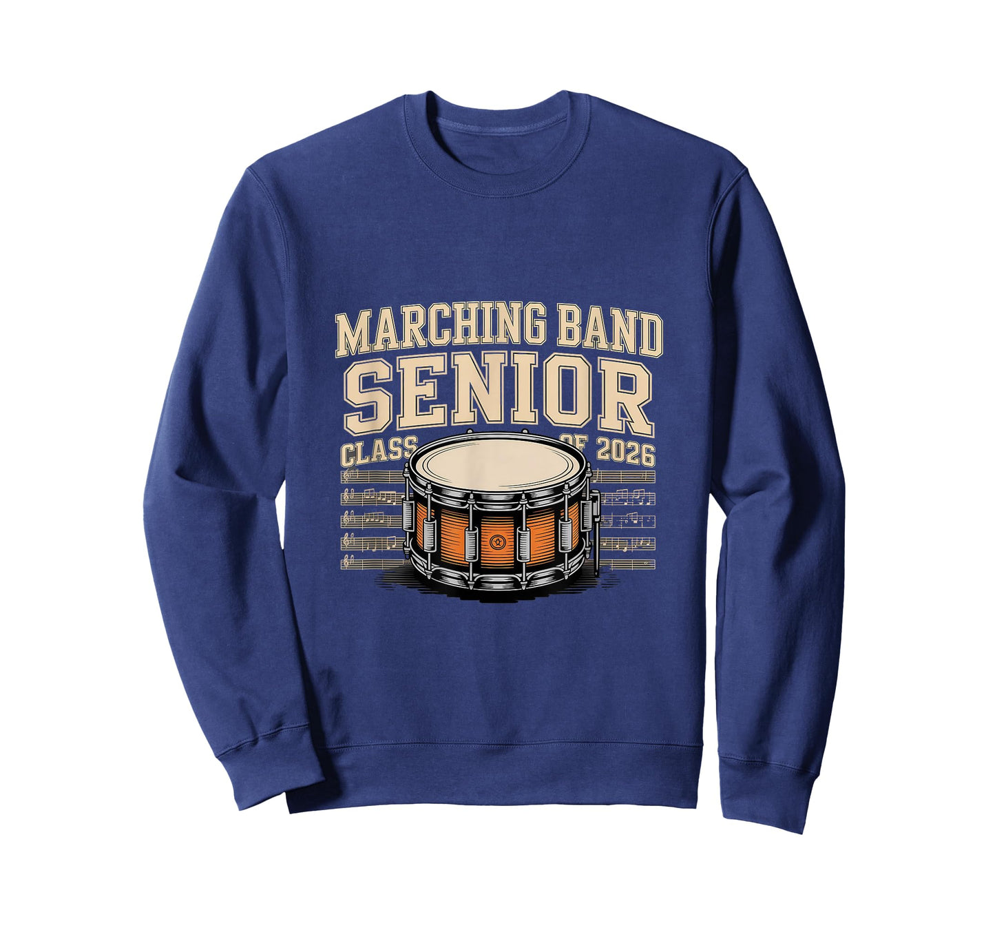 Marching Band Senior Class of 2026 Drumline T-Shirt