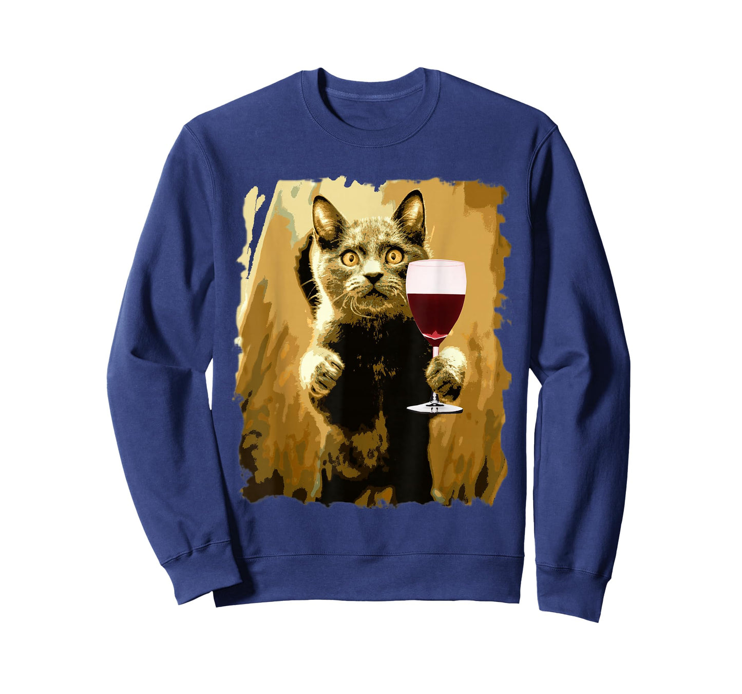 Wine Tasting Funny Cat Sweet Drinking Wine Lover T-Shirt