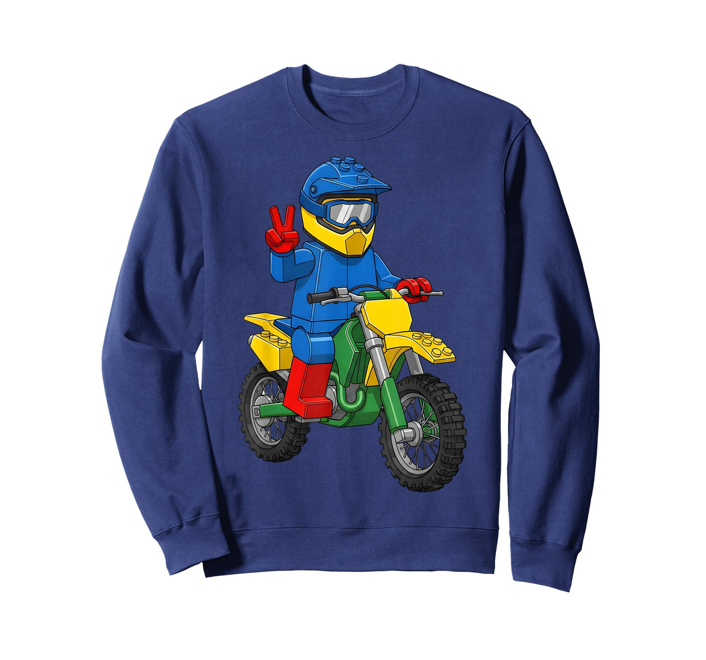 Funny Motorbike Builder Boys Block Building Toys Dirt Bike T-Shirt