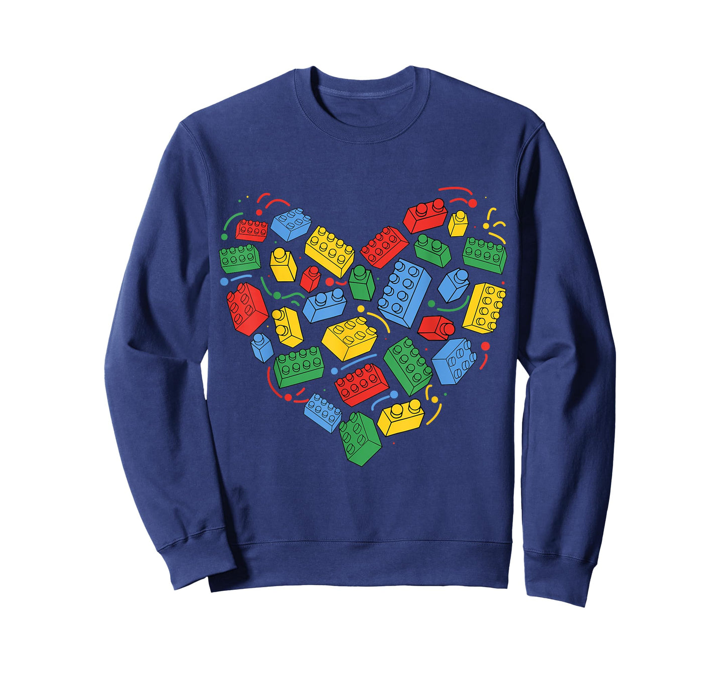 Master Builder Block Brick Building Heart Valentines Day Boy T-Shirt