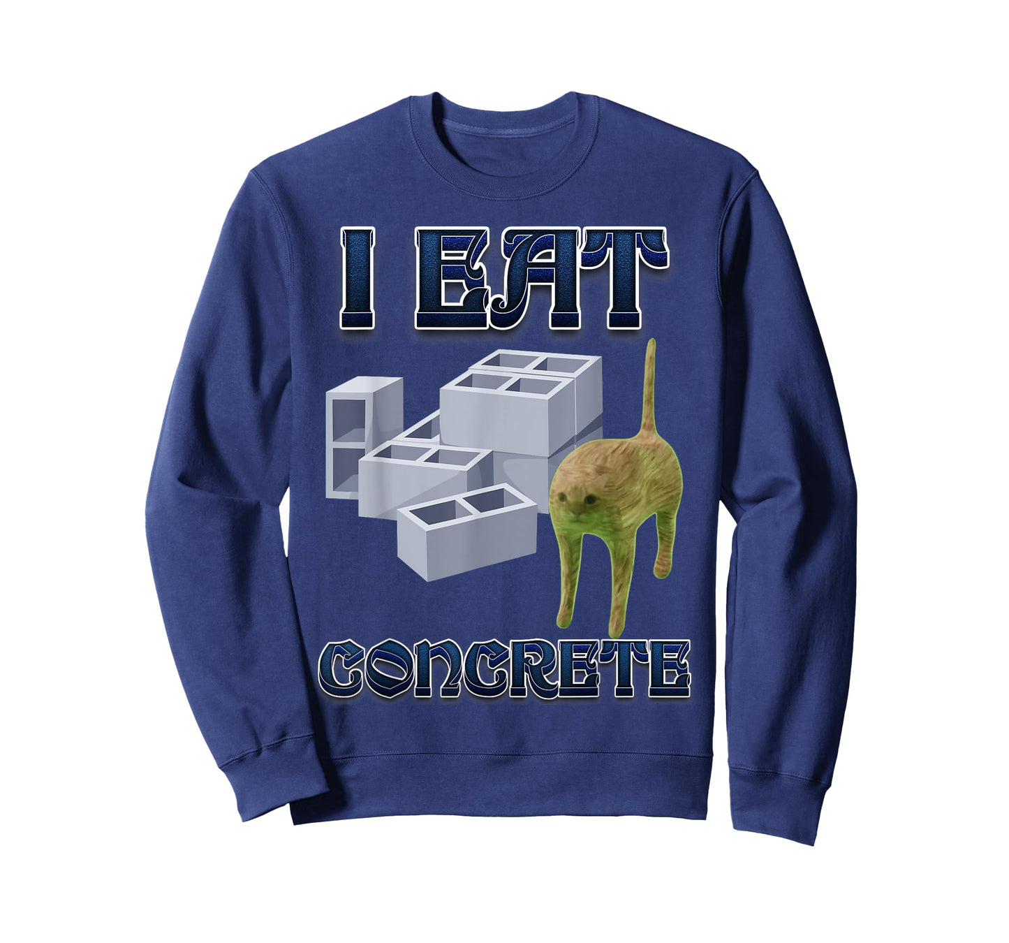 I Eat Concrete Funny Cat Meme Internet Memes Funny Memes Kid T-Shirt
