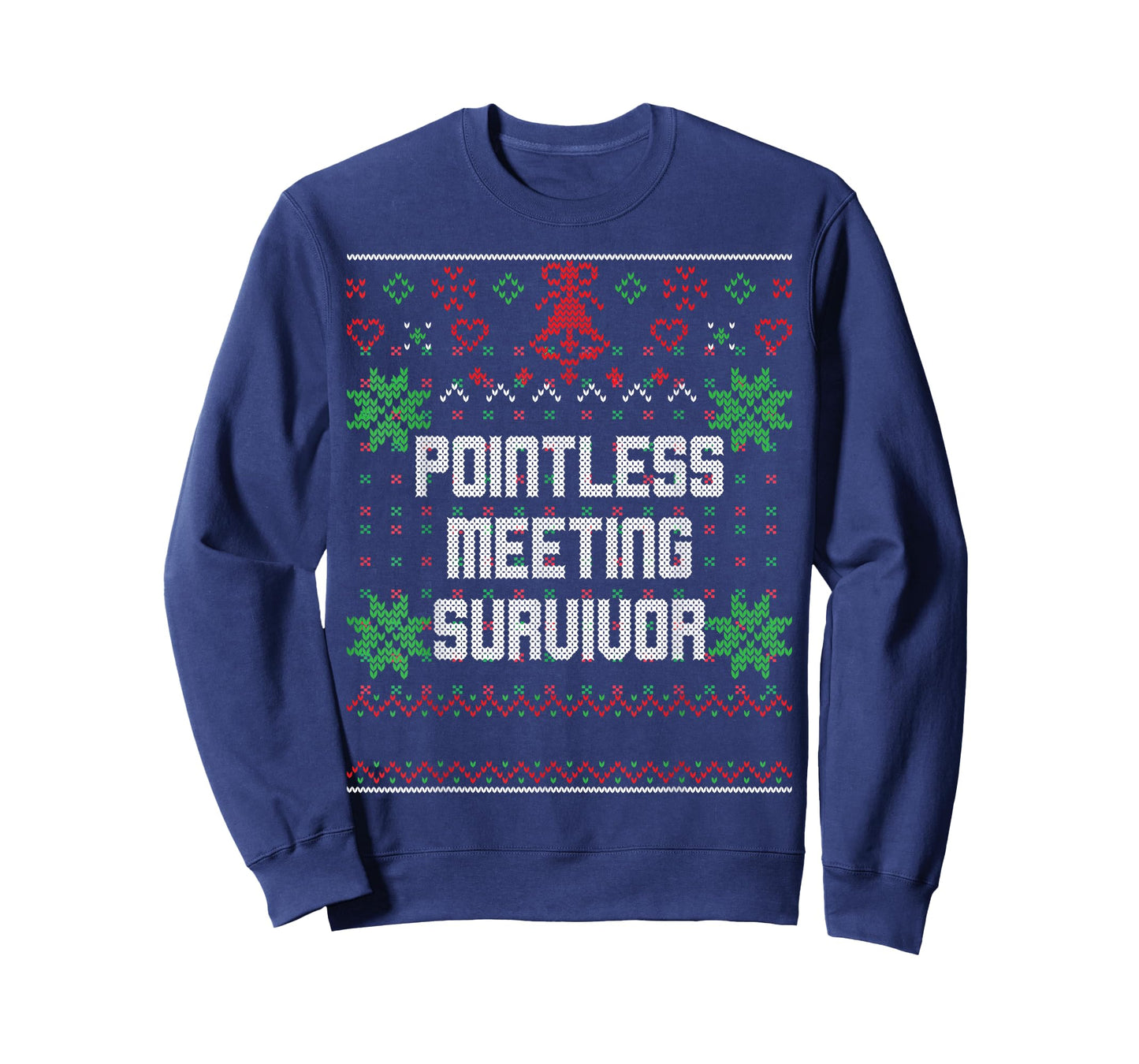 Christmas Pointless Meeting Survivor Ugly Office Party Top T-Shirt