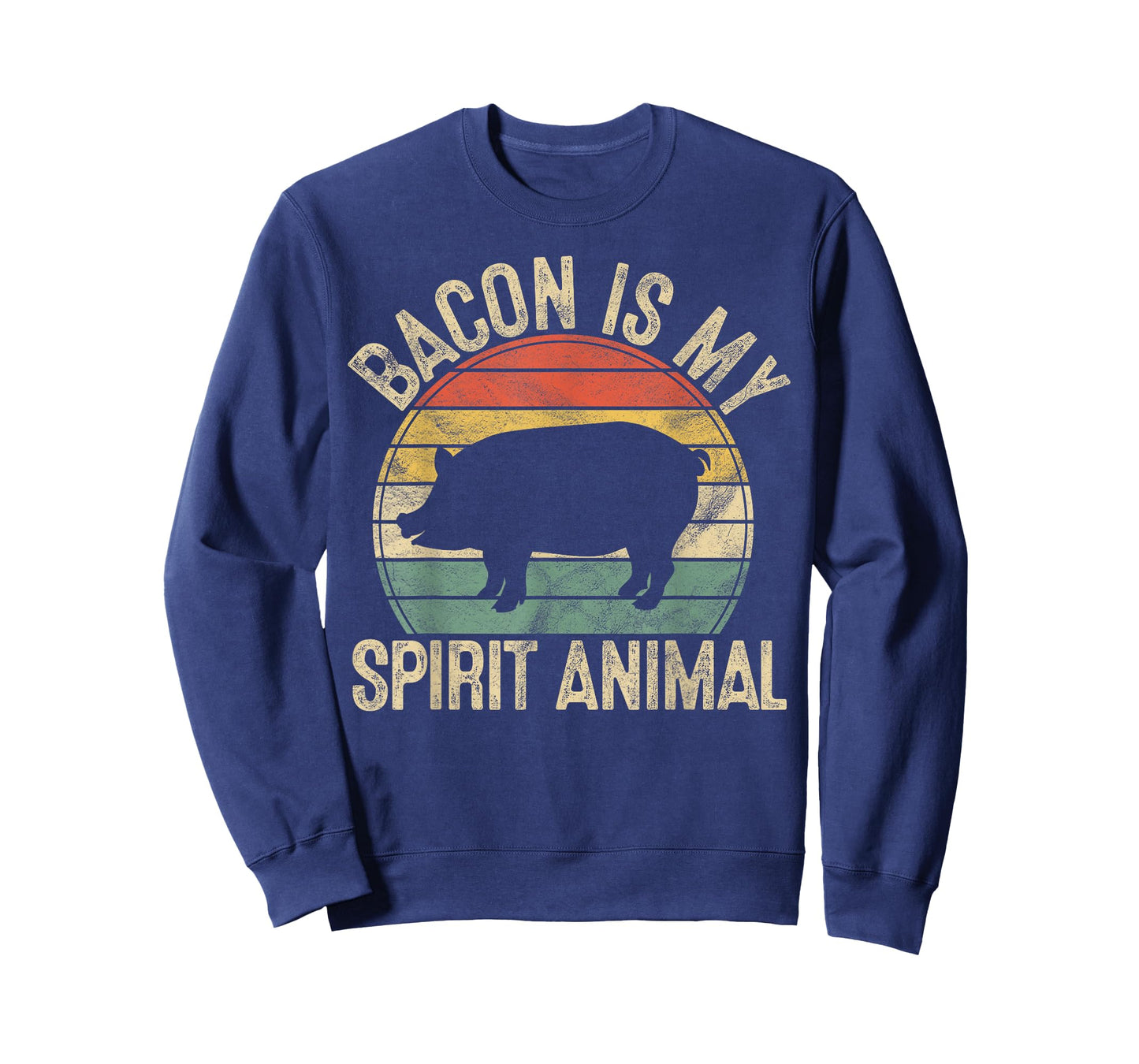 Bacon Is My Spirit Animal Gift Retro BBQ Costume Pork Grill T-Shirt