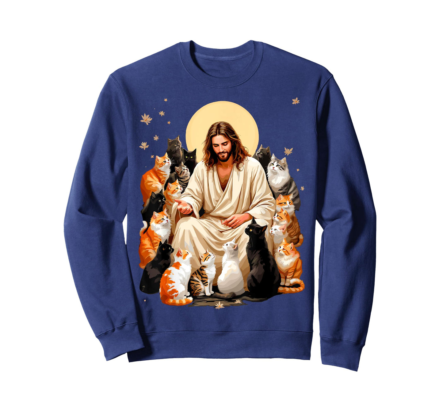 Cats & Jesus Christ Tee Kitty Lover Bible Reader Christian T-Shirt