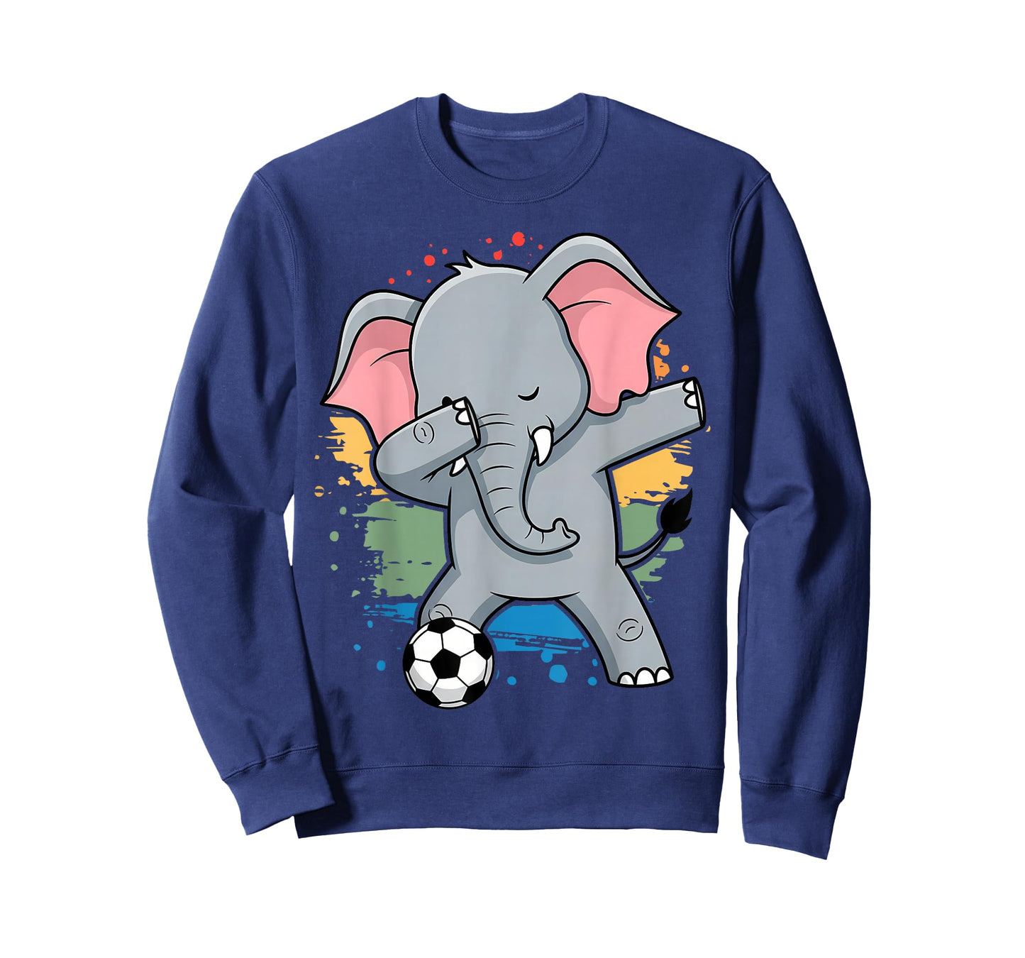 Dabbing Elephant - Soccer Lovers Jersey Football Fans Sport T-Shirt