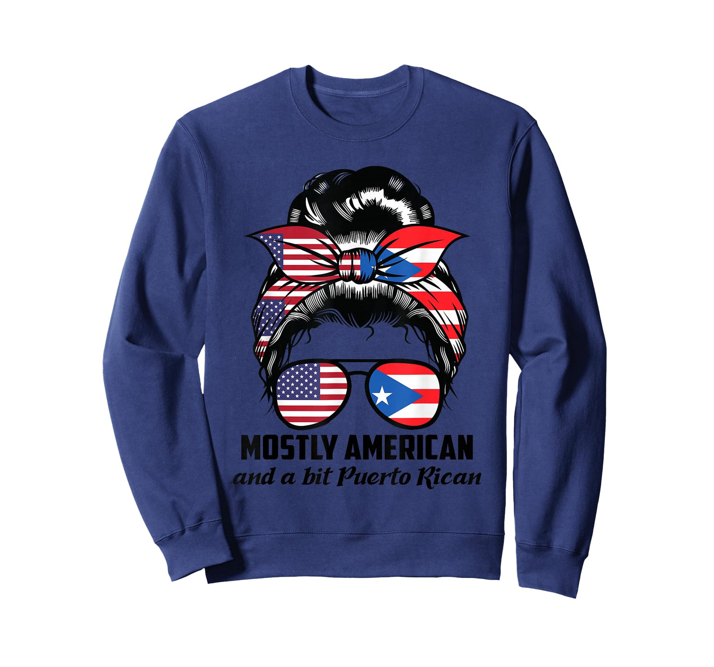 American and bit Puerto Rican Puerto Rican roots T-Shirt