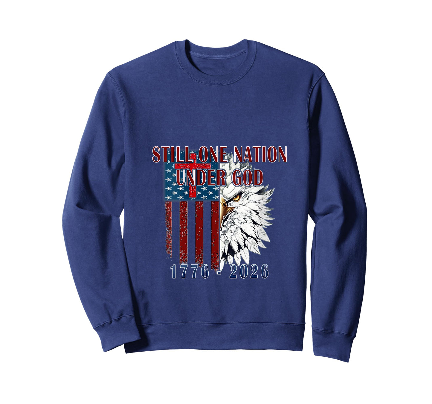 Womens Patriotic Eagle 1776-2026 250th July 4th, Anniversary V-Neck T-Shirt