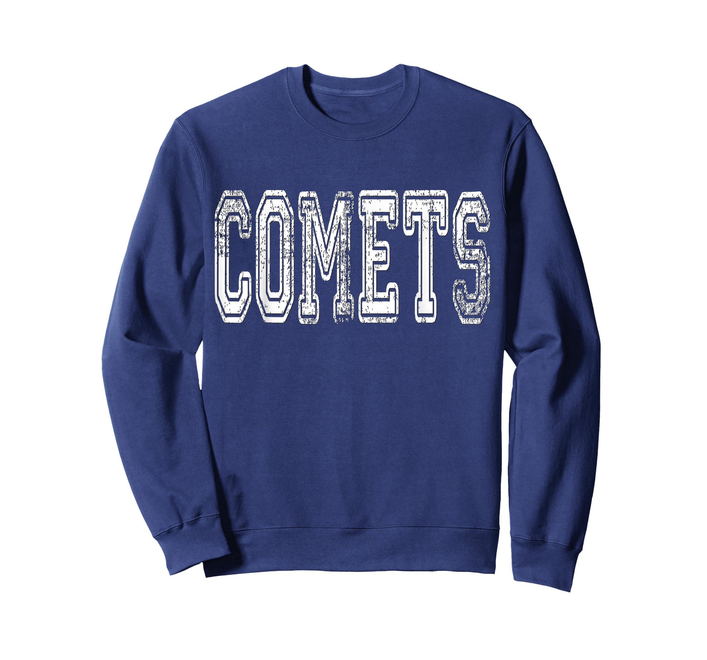 Comets Mascot Distressed Vintage School Sports Name Fans T-Shirt