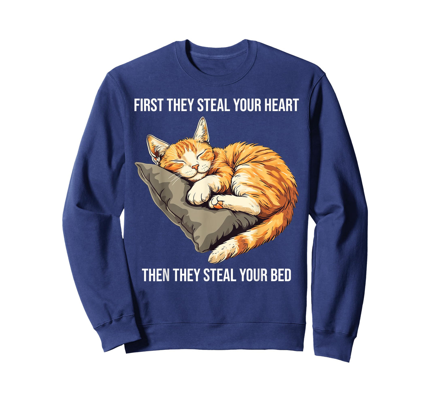 Funny Cat First They Steal Your Heart T-Shirt