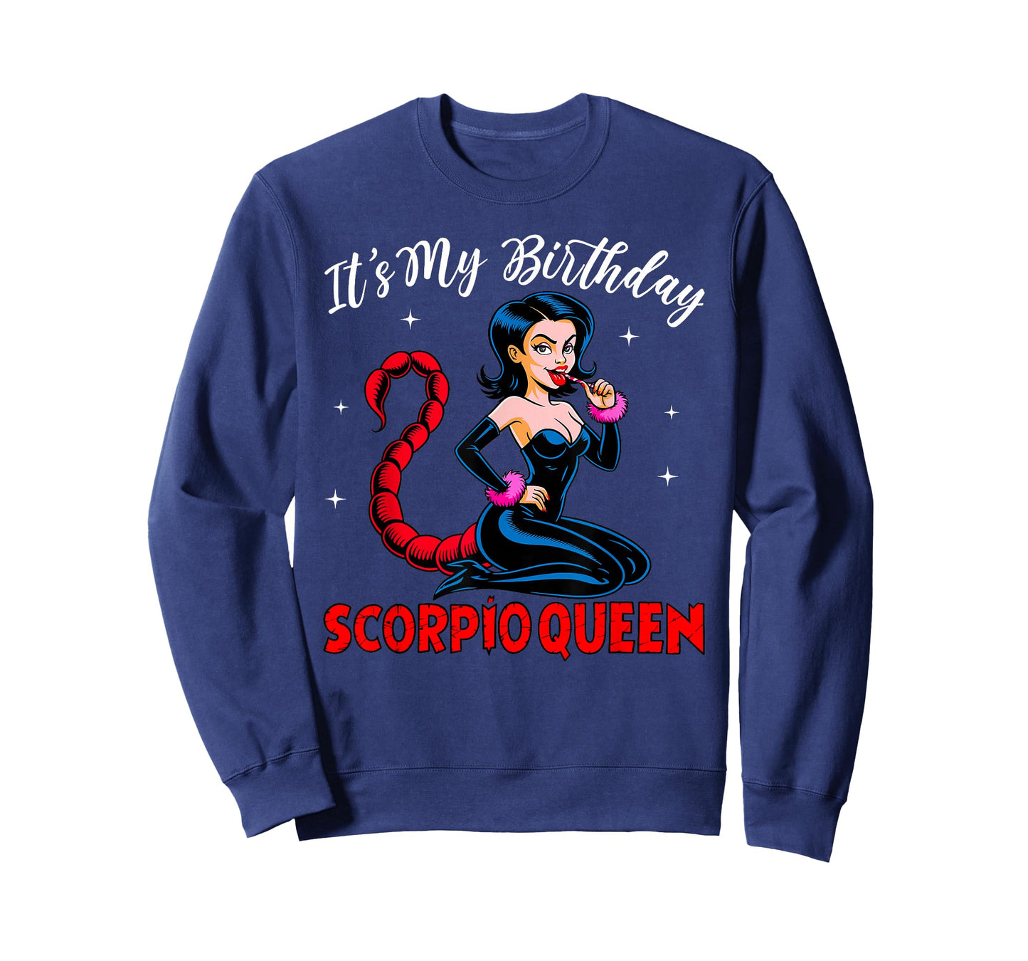 It's My Birthday Scorpio Queen Women Girl Zodiac Sign T-Shirt