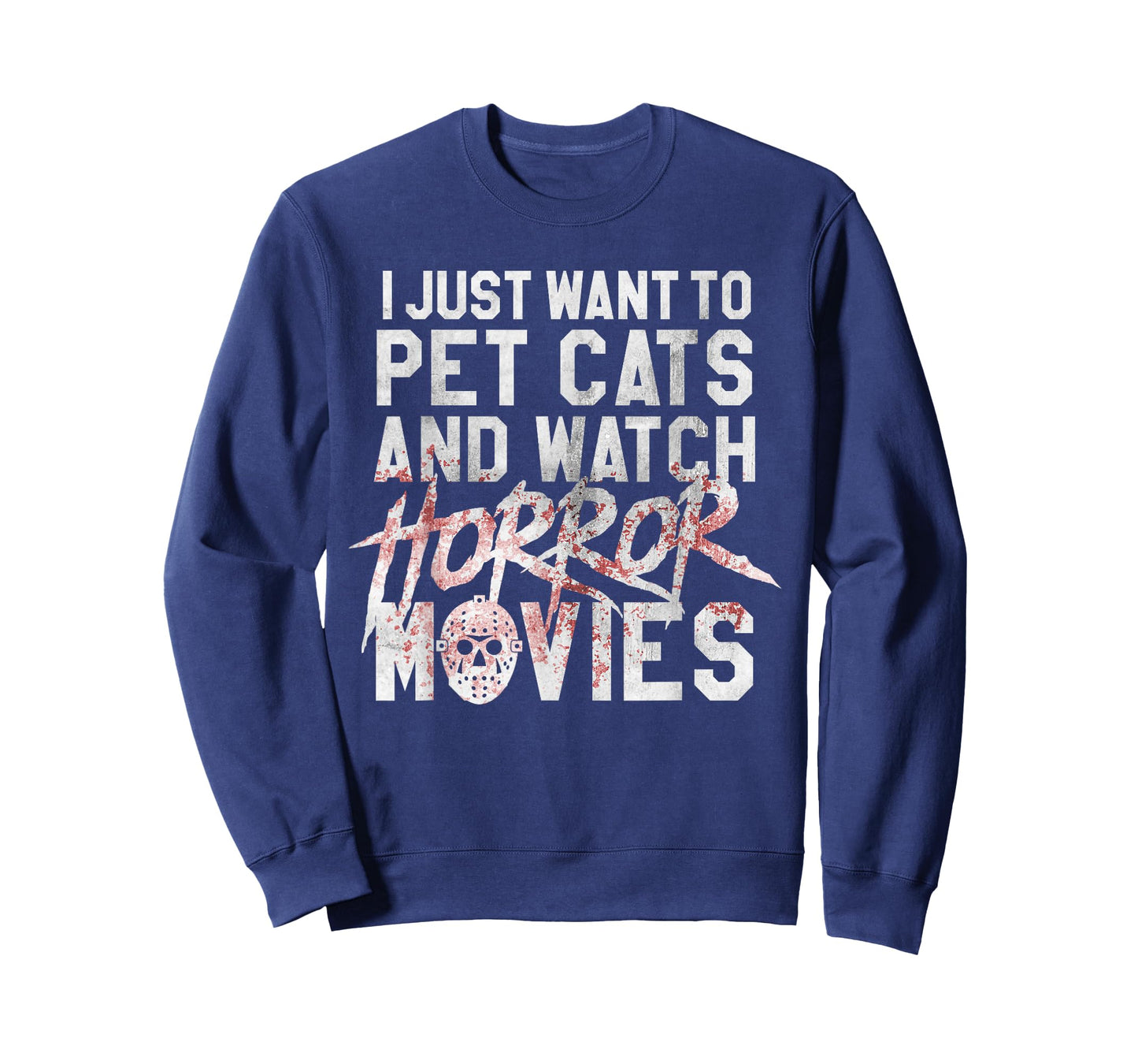 Funny Horror Movie Fan - Halloween Cat Lover Gift Men Women T-Shirt