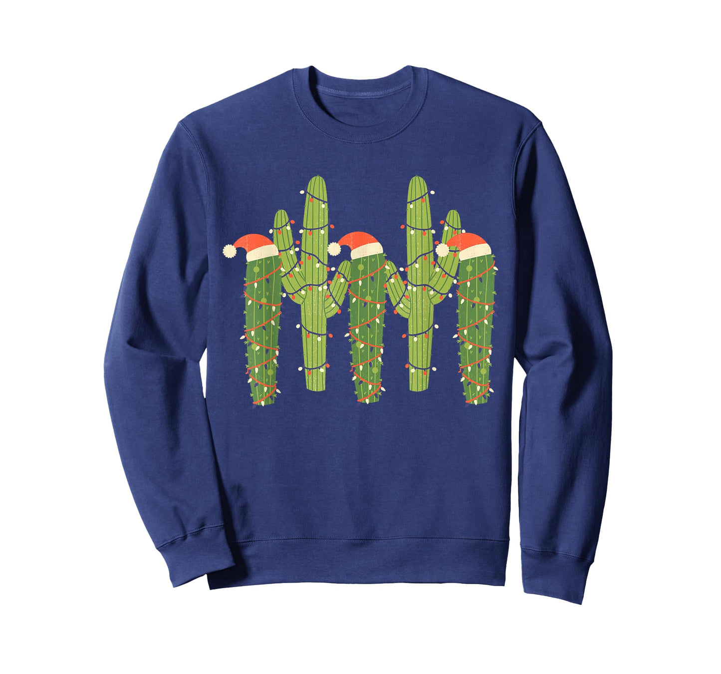 Christmas Cactus Desert Vintage Saguaro Cactus Plants Lover T-Shirt