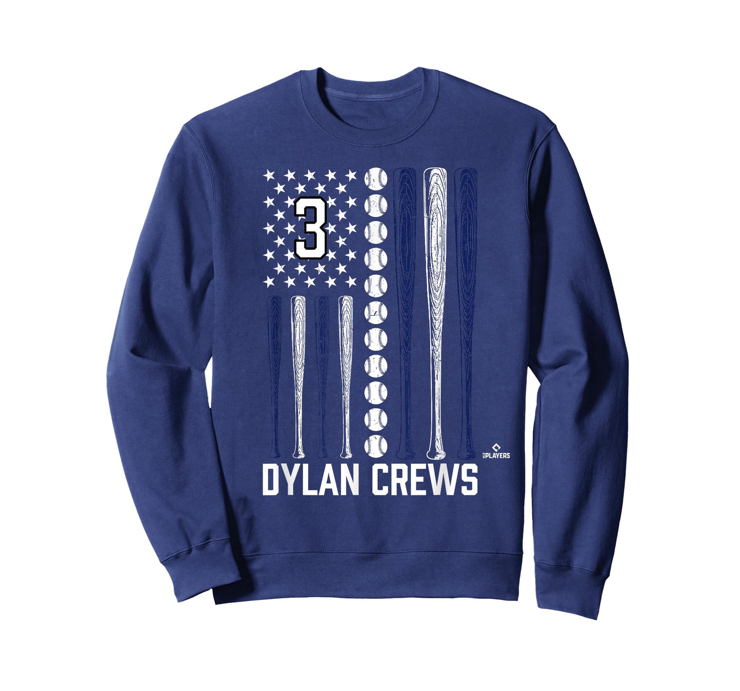 Baseball American Flag Dylan Crews Washington Baseball MLBPA T-Shirt
