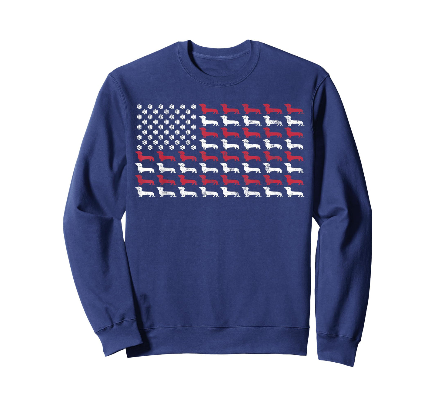 American Flag Dachshund Patriotic Dog Men Women 4th of July T-Shirt