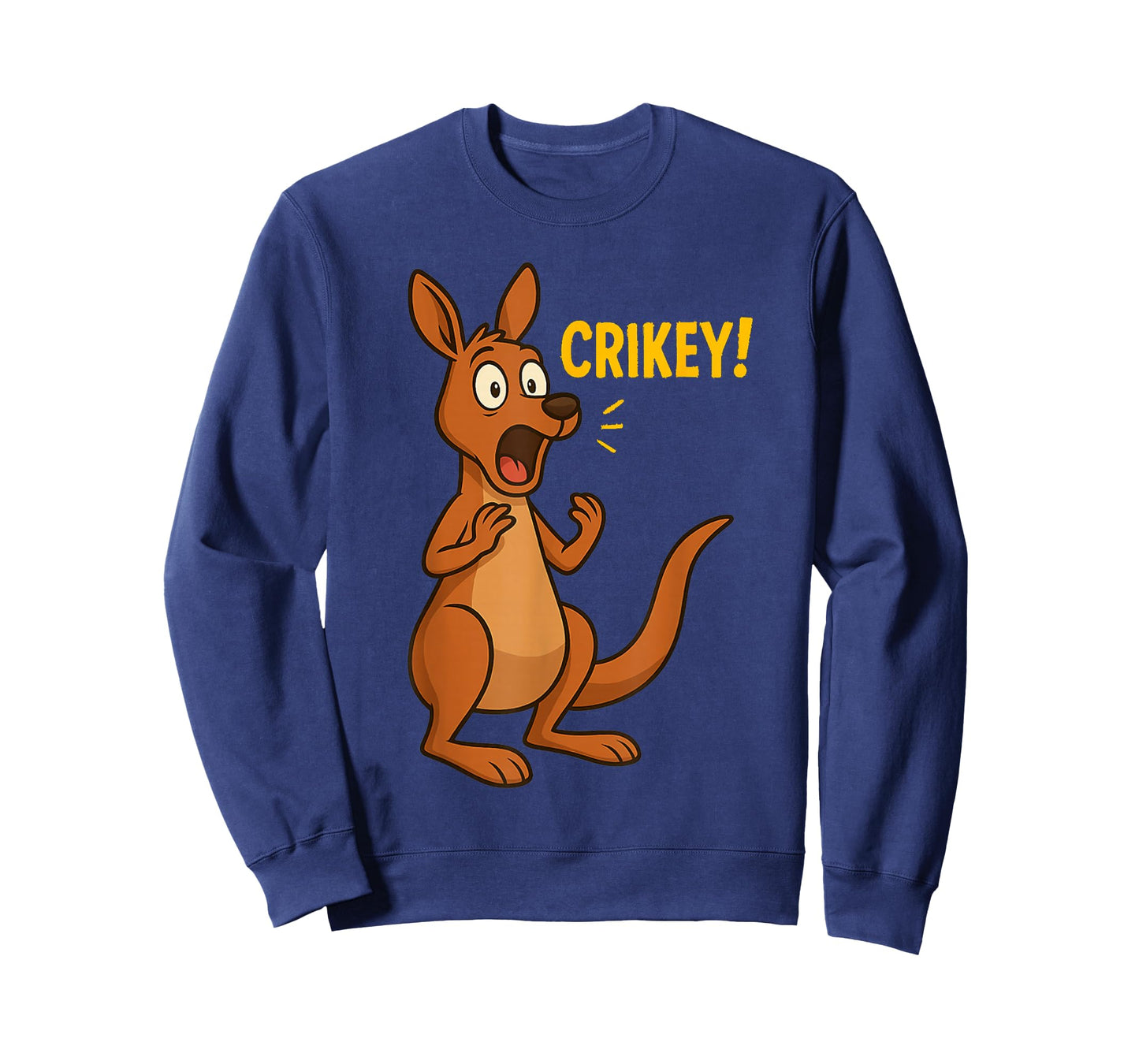 Australian Crikey Slang Funny Surprise Kangaroo Catch Phrase T-Shirt